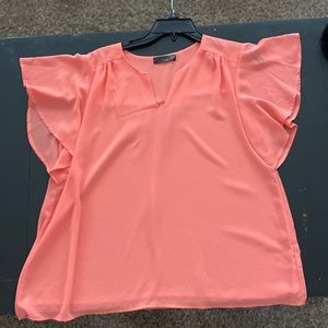 Coral Blouse